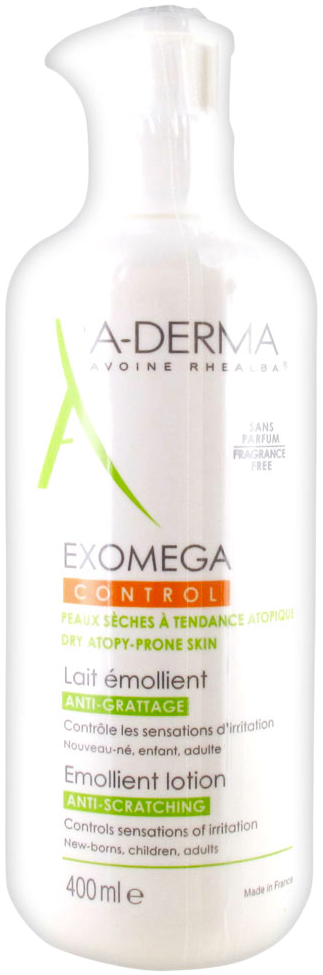 Aderma exomega control lait émollient 400 ml